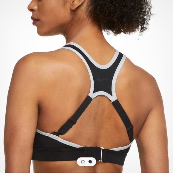 NEW Nike Dri-Fit Women's Impact CB Sports Logo Sports Bra In Maroon Size Small - Picture 6 of 10